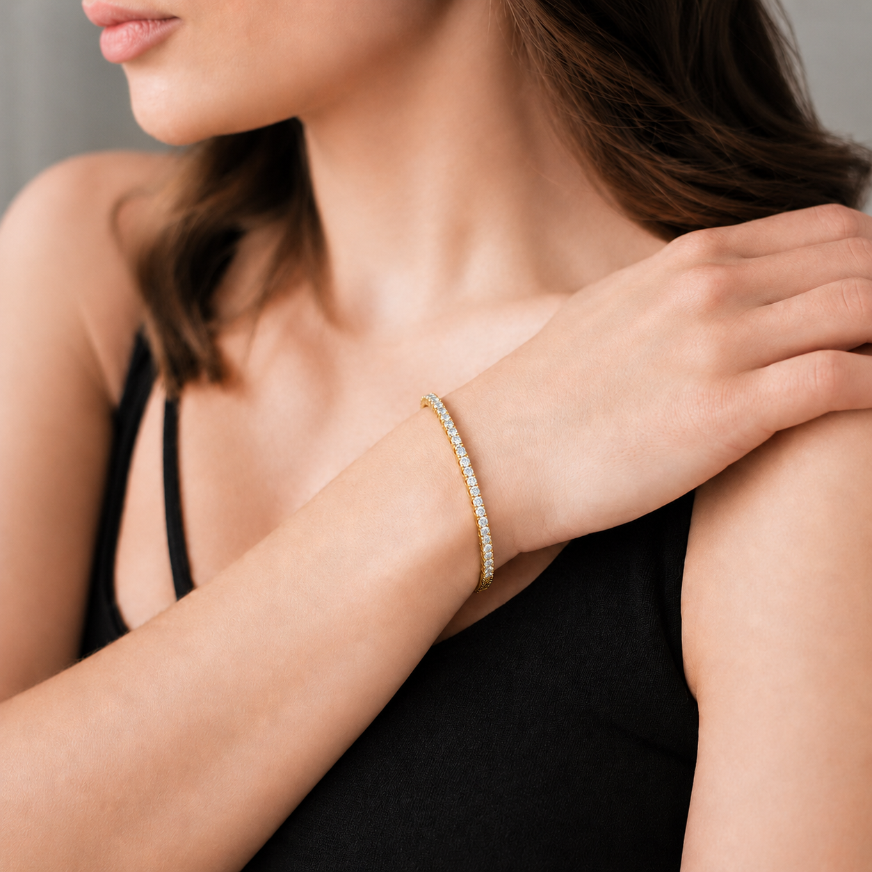 Bransoleta diamentowa, żółte złoto 1,99 ct Ekskluzywne Zegarki