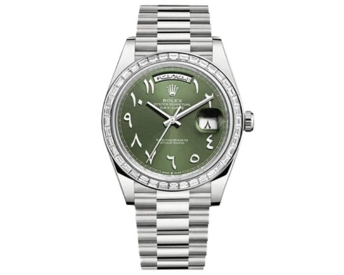 Rolex Day-Date Platinum with Arabic Numerals Ekskluzywne Zegarki