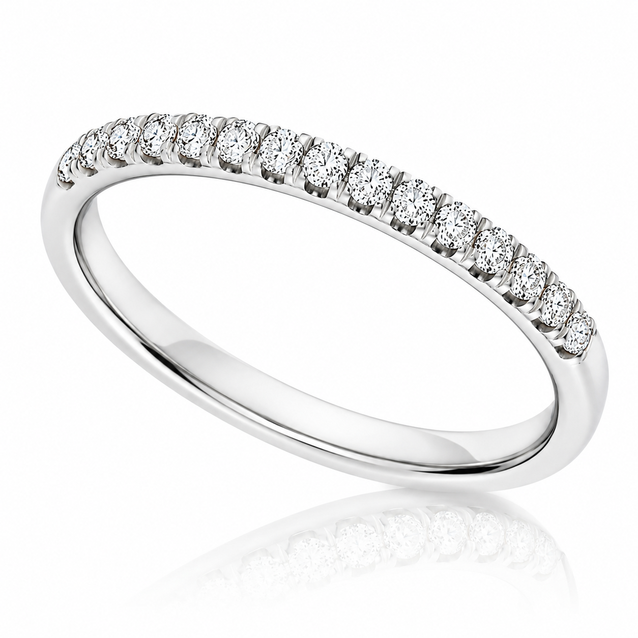 Pierścionek diamentowy, białe złoto 0,51 ct Ekskluzywne Zegarki