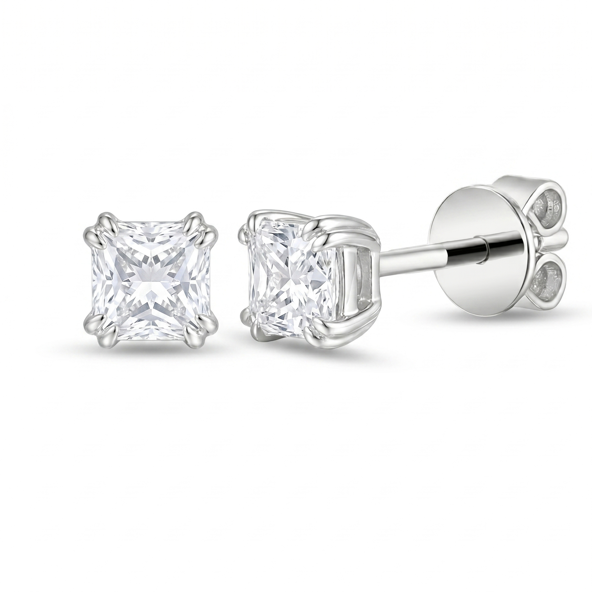 Kolczyki diamentowe, białe złoto 1,00 ct Ekskluzywne Zegarki