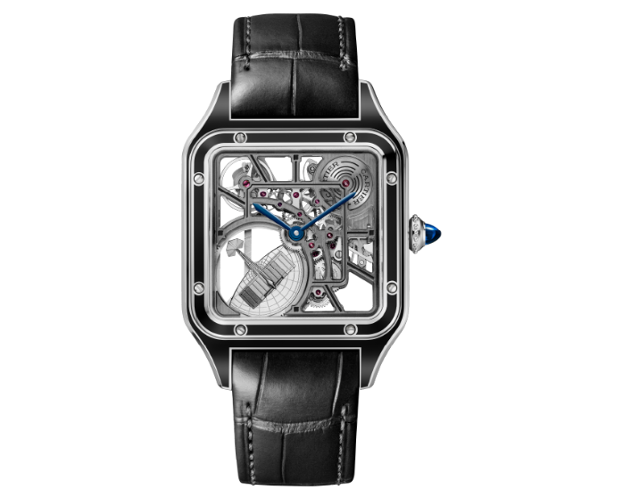 Cartier Santos-Dumont Skeleton Micro-Rotor Large Automatic