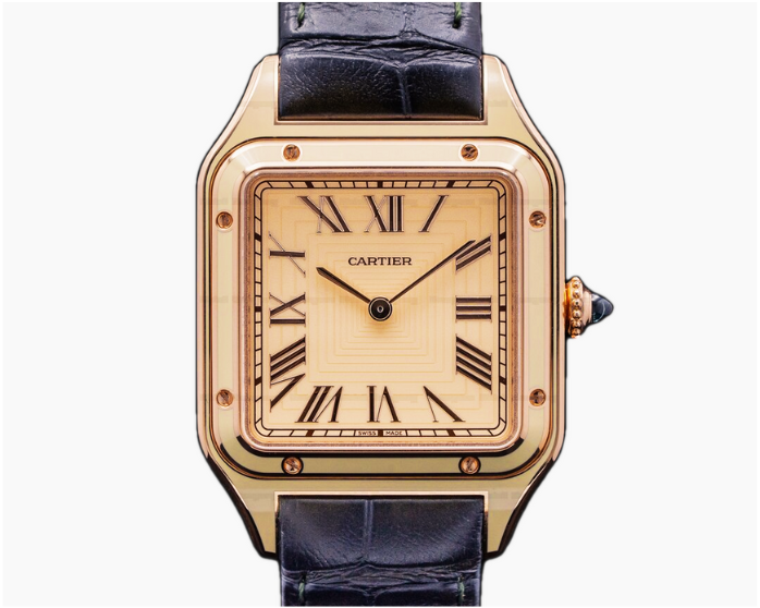 Cartier Santos Dumont 18K Różowe Złoto Limitowana Edycja 250 sztuk Ekskluzywne Zegarki