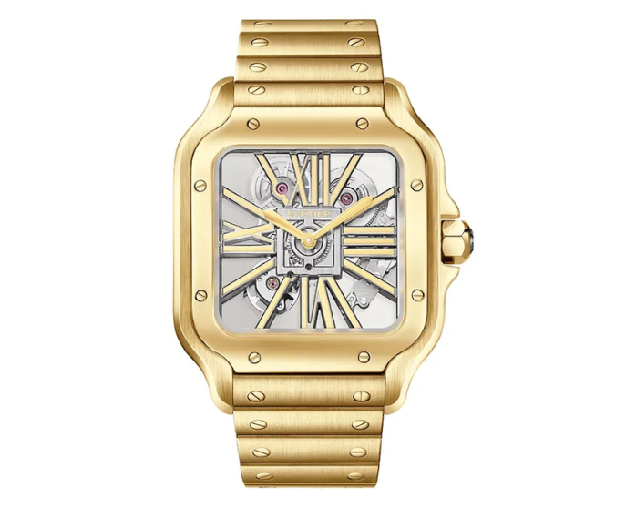 Cartier Santos de Cartier Skeleton Large Manual