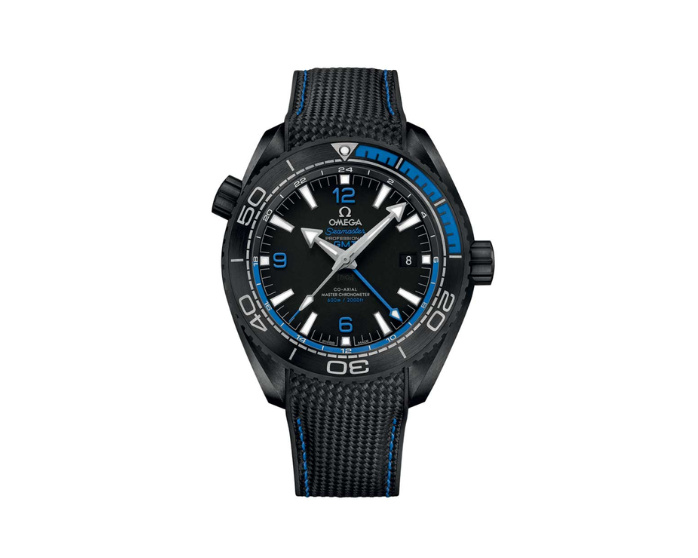 Omega Seamaster Planet Ocean Deep Black GMT 600M Ekskluzywne Zegarki