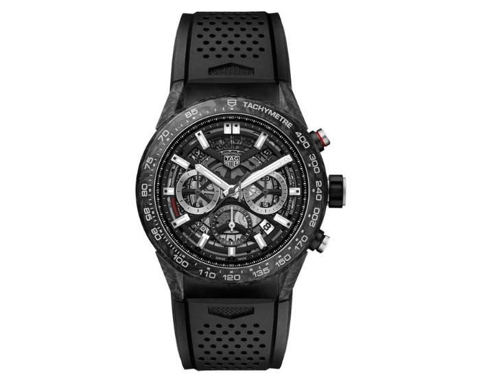 TAG Heuer Carrera Calibre Heuer 02 Carbon Skeleton Ekskluzywne Zegarki