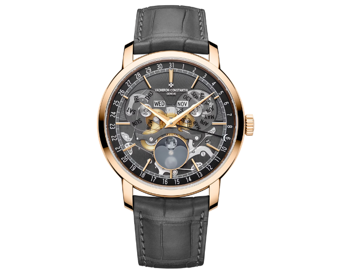 Vacheron Constantin Traditionnelle Complete Calendar Openface Ekskluzywne Zegarki