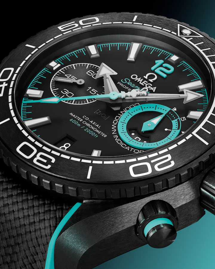 Omega Seamaster Planet Ocean 600M ETNZ Deep Black Ekskluzywne Zegarki
