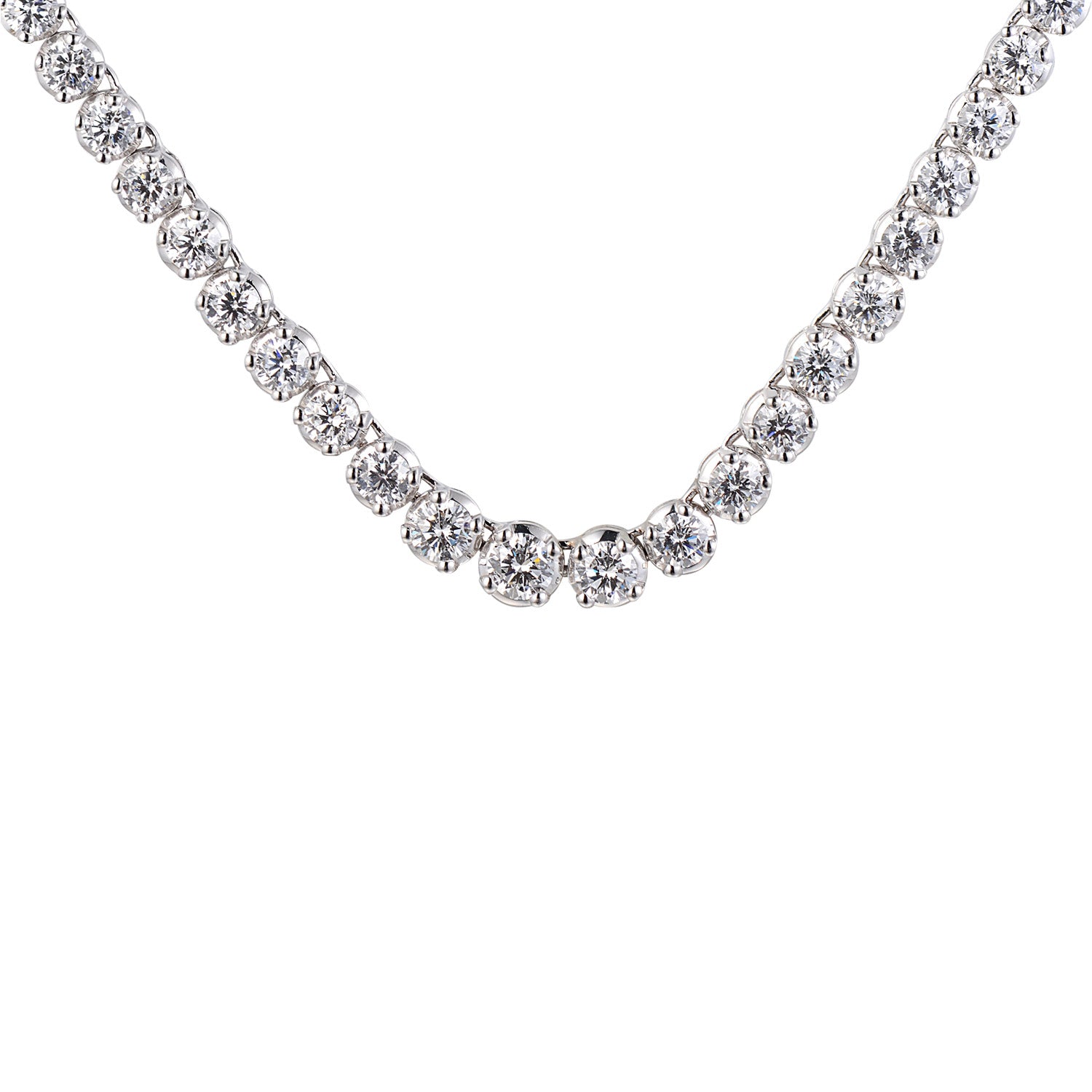 Naszyjnik diamentowy, białe złoto 5,30 ct Ekskluzywne Zegarki
