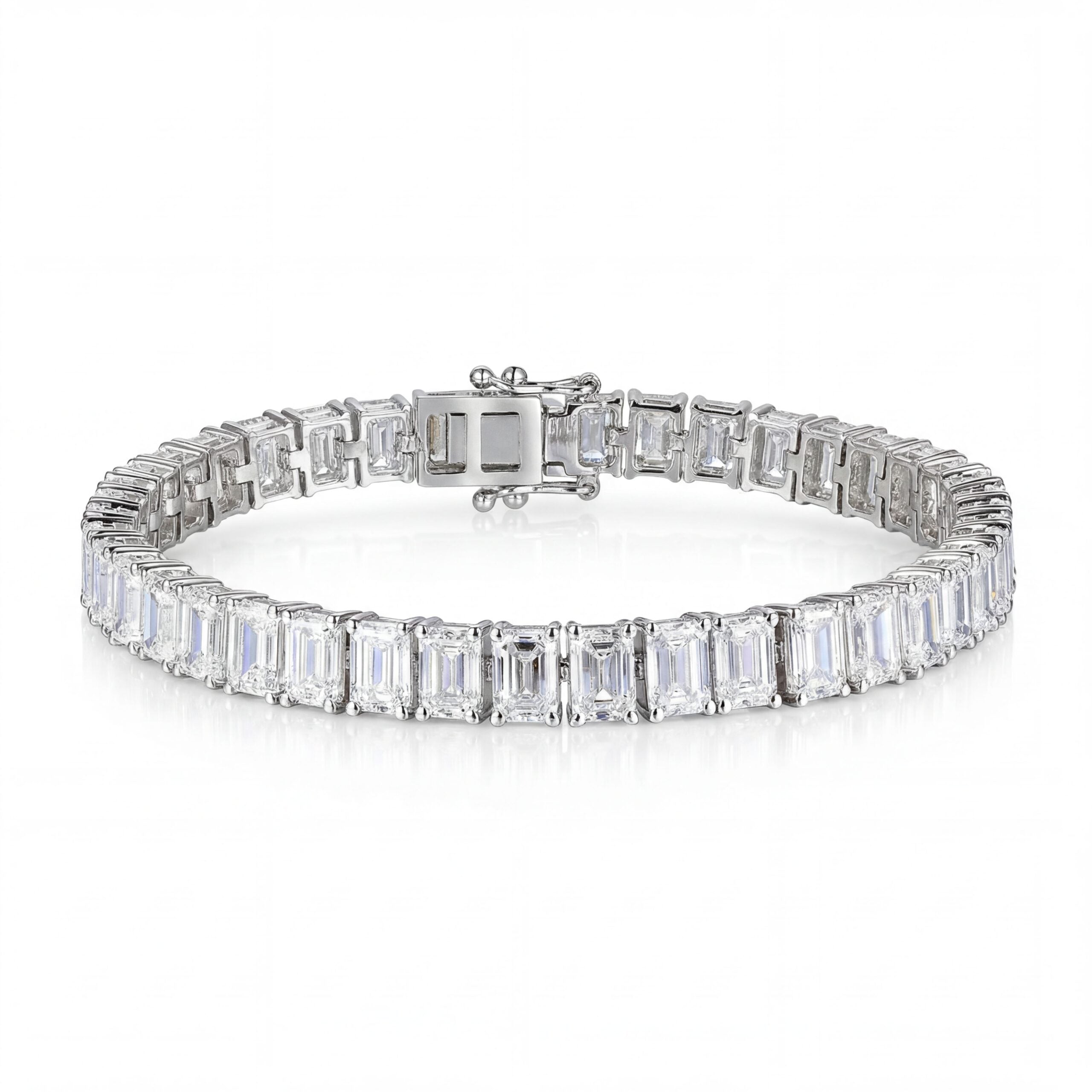 Bransoletka diamentowa, białe złoto 21,00 ct Ekskluzywne Zegarki