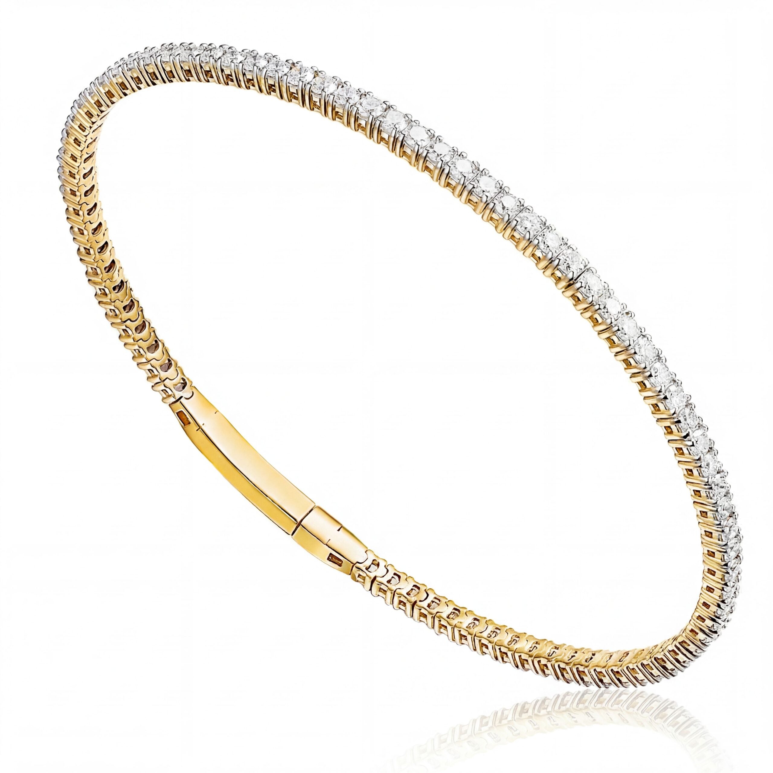 Bransoleta diamentowa, żółte złoto 1,99 ct Ekskluzywne Zegarki