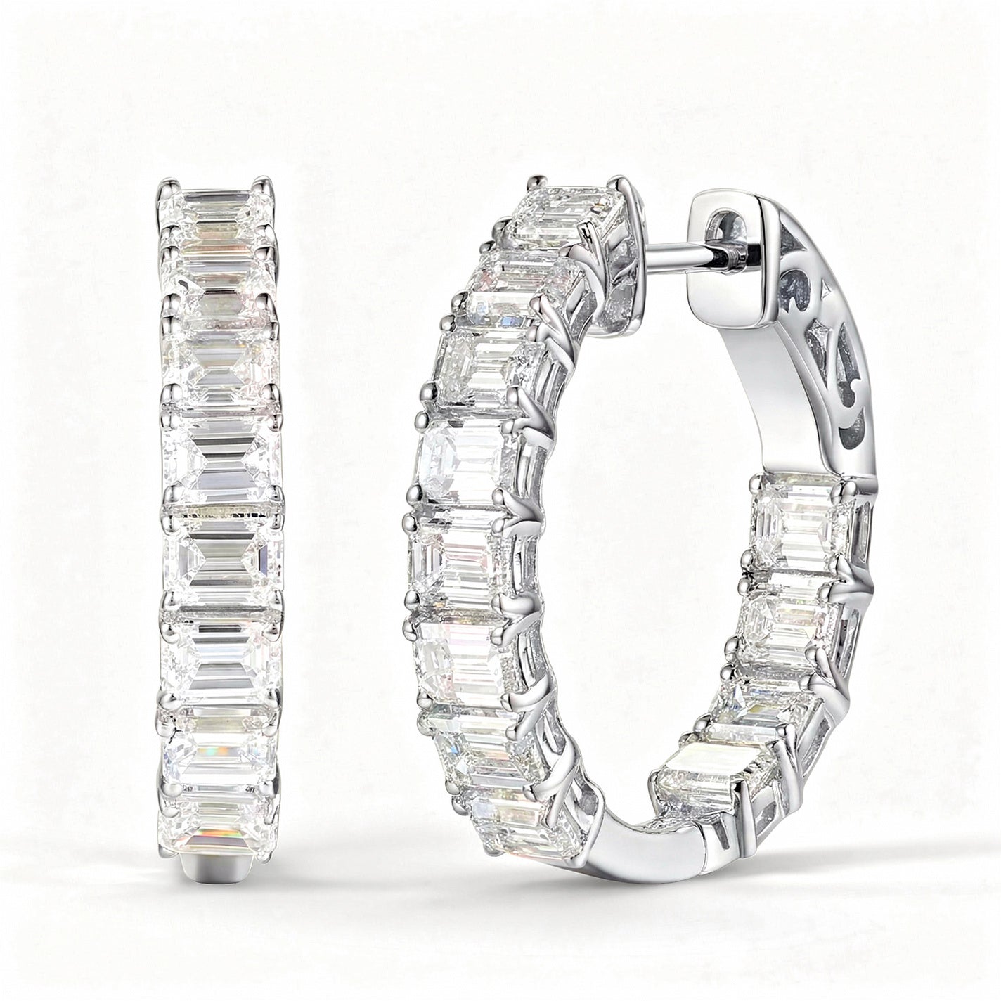 Kolczyki diamentowe, białe złoto 2,16 ct Ekskluzywne Zegarki
