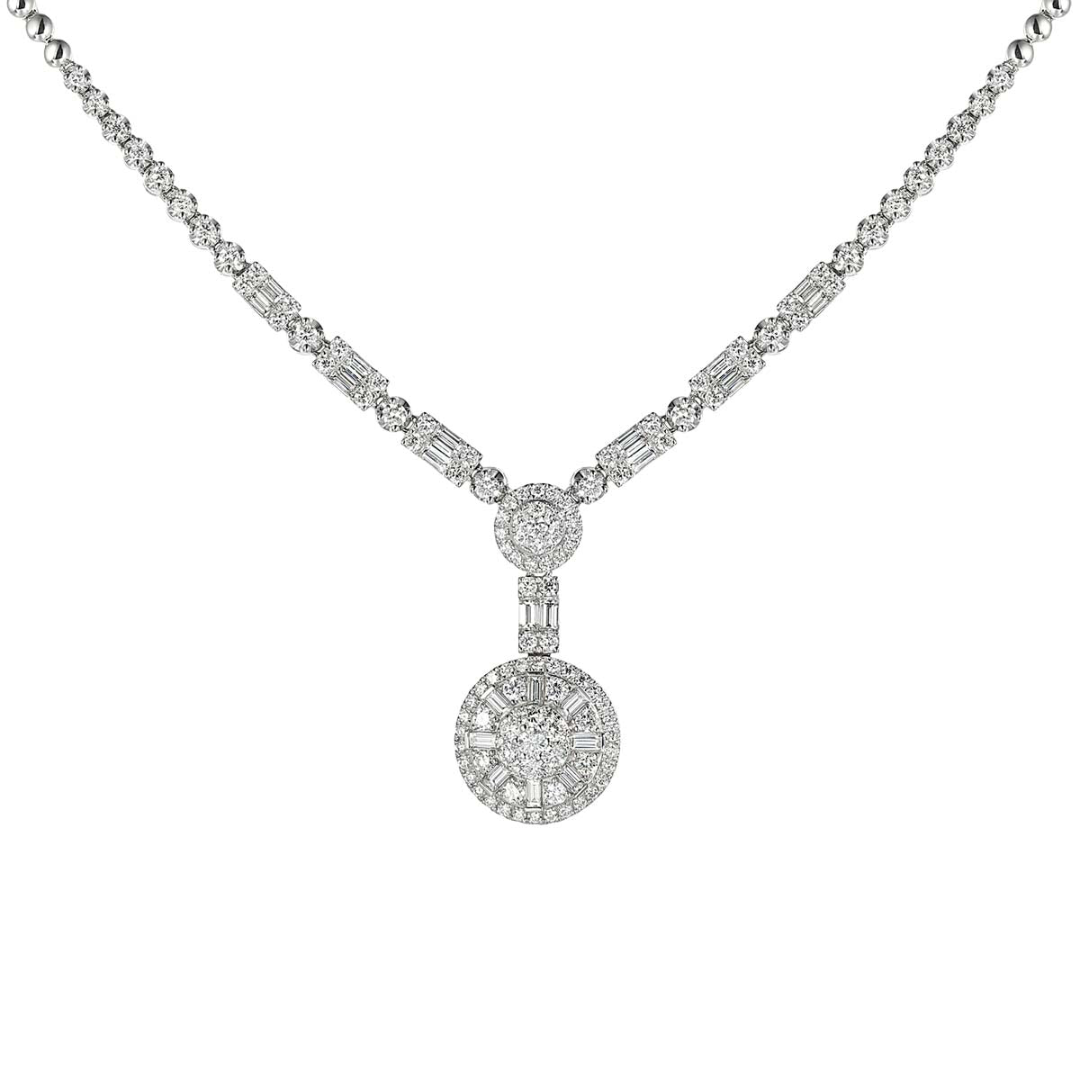 Naszyjnik diamentowy, żółte złoto 4,28 ct Ekskluzywne Zegarki