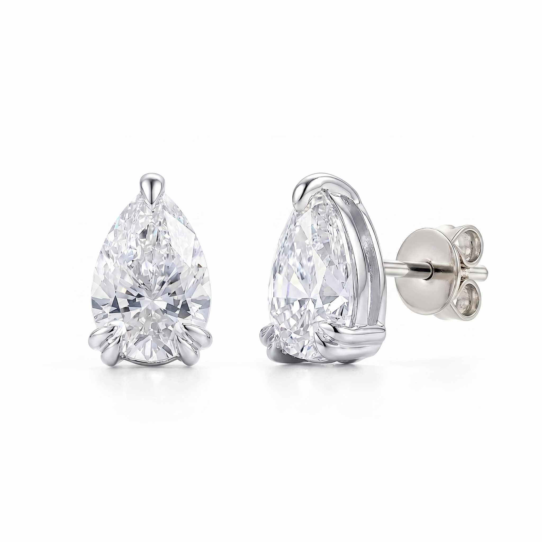 Kolczyki diamentowe, białe złoto 1,00 ct Ekskluzywne Zegarki