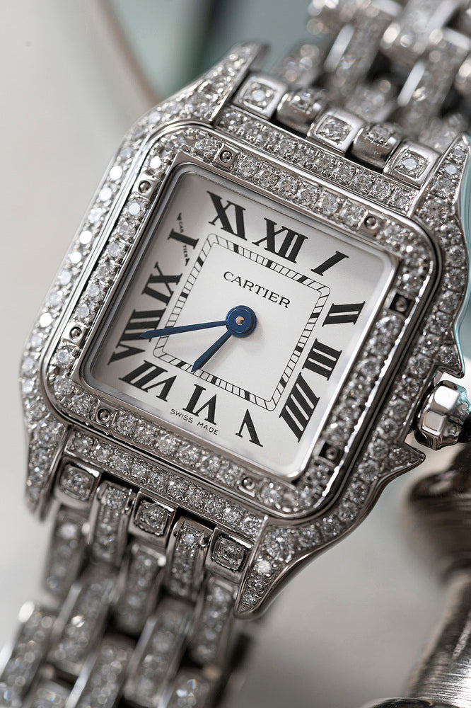 Cartier Panthère wysadzany diamentami Ekskluzywne Zegarki