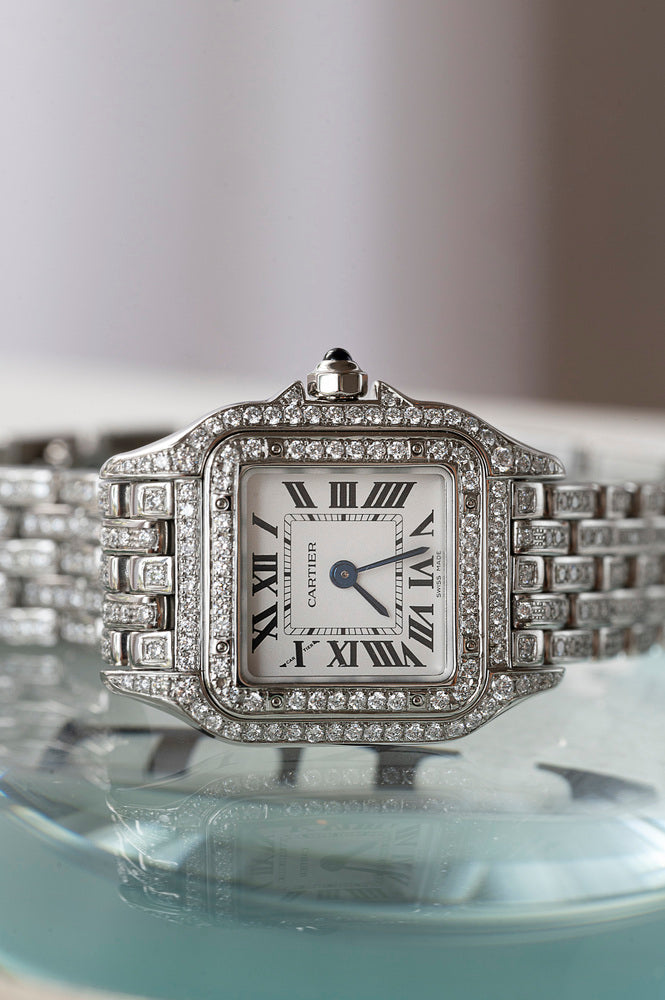 Cartier Panthère wysadzany diamentami Ekskluzywne Zegarki