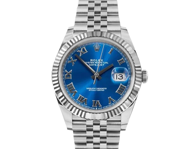 Rolex Datejust 36 Blue Roman Dial Ekskluzywne Zegarki