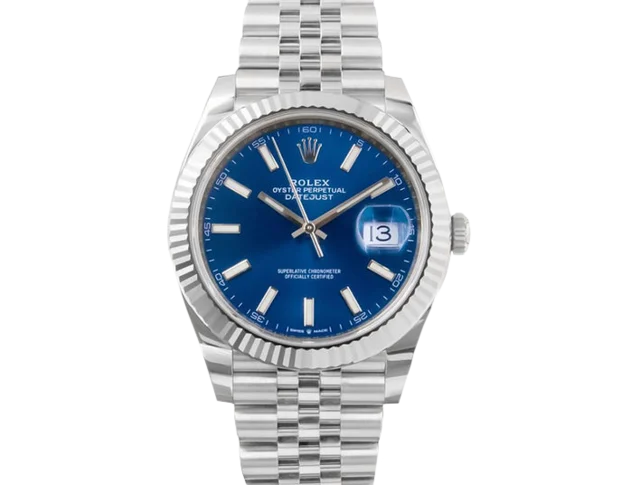 Rolex Datejust 36 Blue Stick Dial Ekskluzywne Zegarki