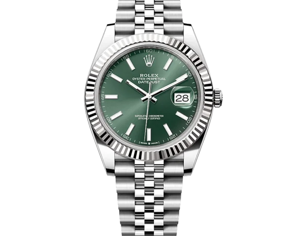 Rolex Datejust 41mm Mint Dial Ekskluzywne Zegarki