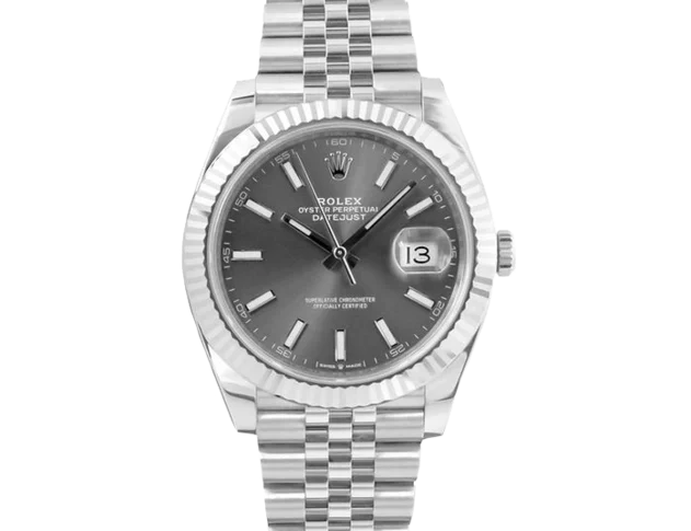 Rolex Datejust 41mm Silver Dial Ekskluzywne Zegarki