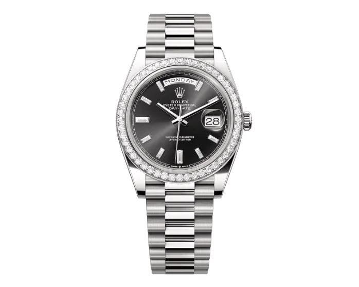 Rolex Day-Date White Gold Ekskluzywne Zegarki