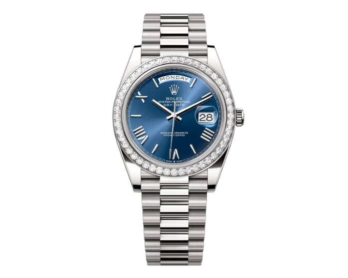 Rolex Day-Date White Gold Ekskluzywne Zegarki