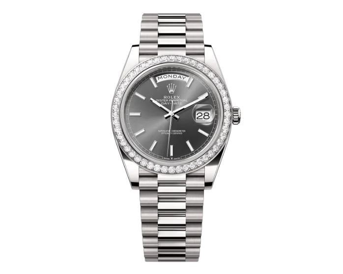 Rolex Day-Date White Gold Ekskluzywne Zegarki