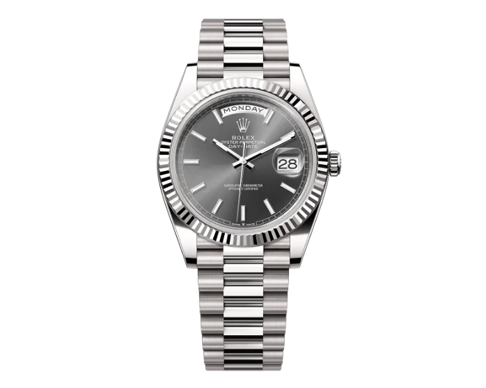 Rolex Day-Date White Gold Ekskluzywne Zegarki