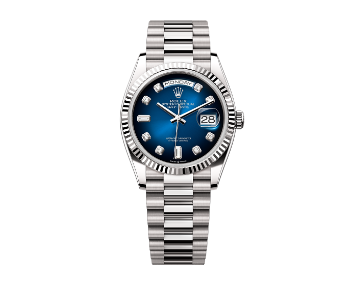 Rolex Day-Date White Gold Ekskluzywne Zegarki