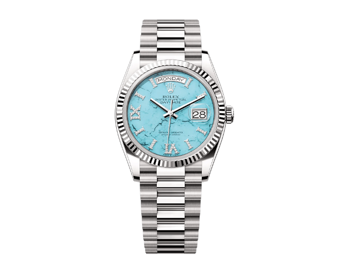 Rolex Day-Date White Gold Ekskluzywne Zegarki