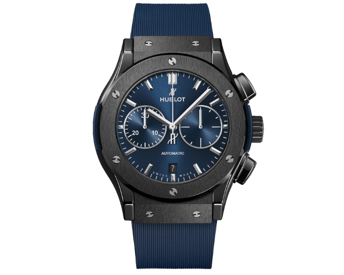 Hublot Classic Fusion Ceramic Blue Chronograph
