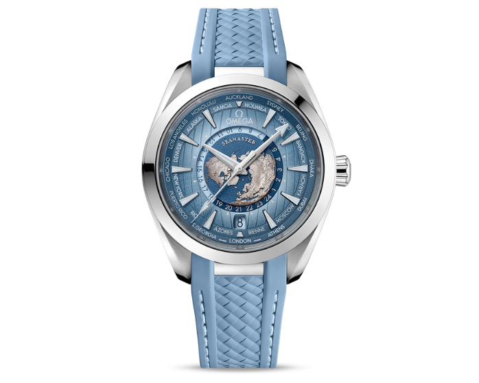 Omega Seamaster Aqua Terra 150M Co-Axial Master Chronometer GMT Worldtimer 43 mm