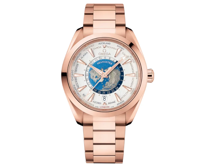 Omega Seamaster Aqua Terra 150M Co-Axial Master Chronometer GMT Worldtimer 43 mm