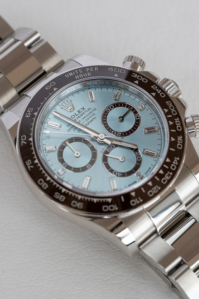 Rolex Daytona Platinum Baguette Dial Ekskluzywne Zegarki