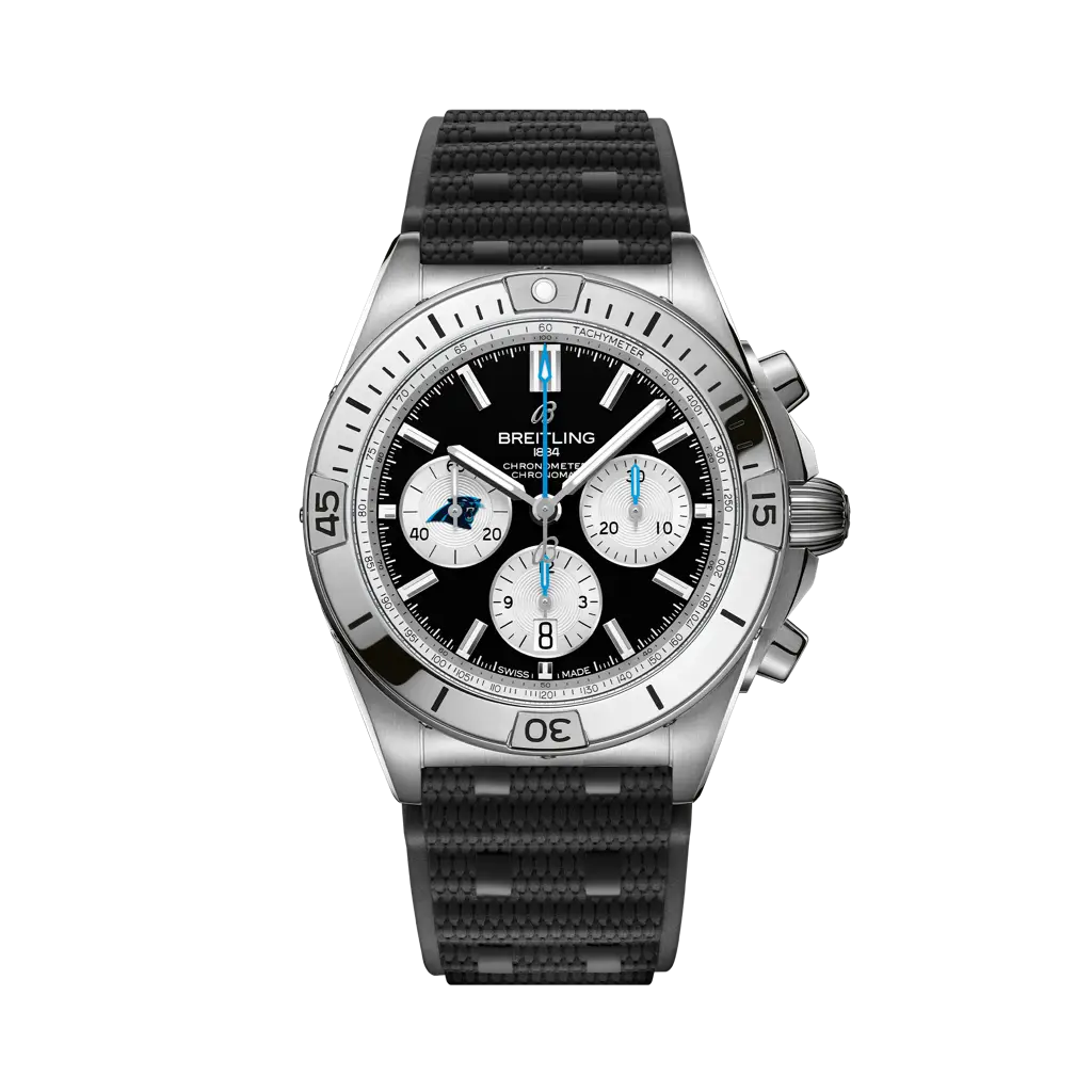 Breitling Chronomat B01 42 NFL Carolina Panthers Edition Ekskluzywne Zegarki