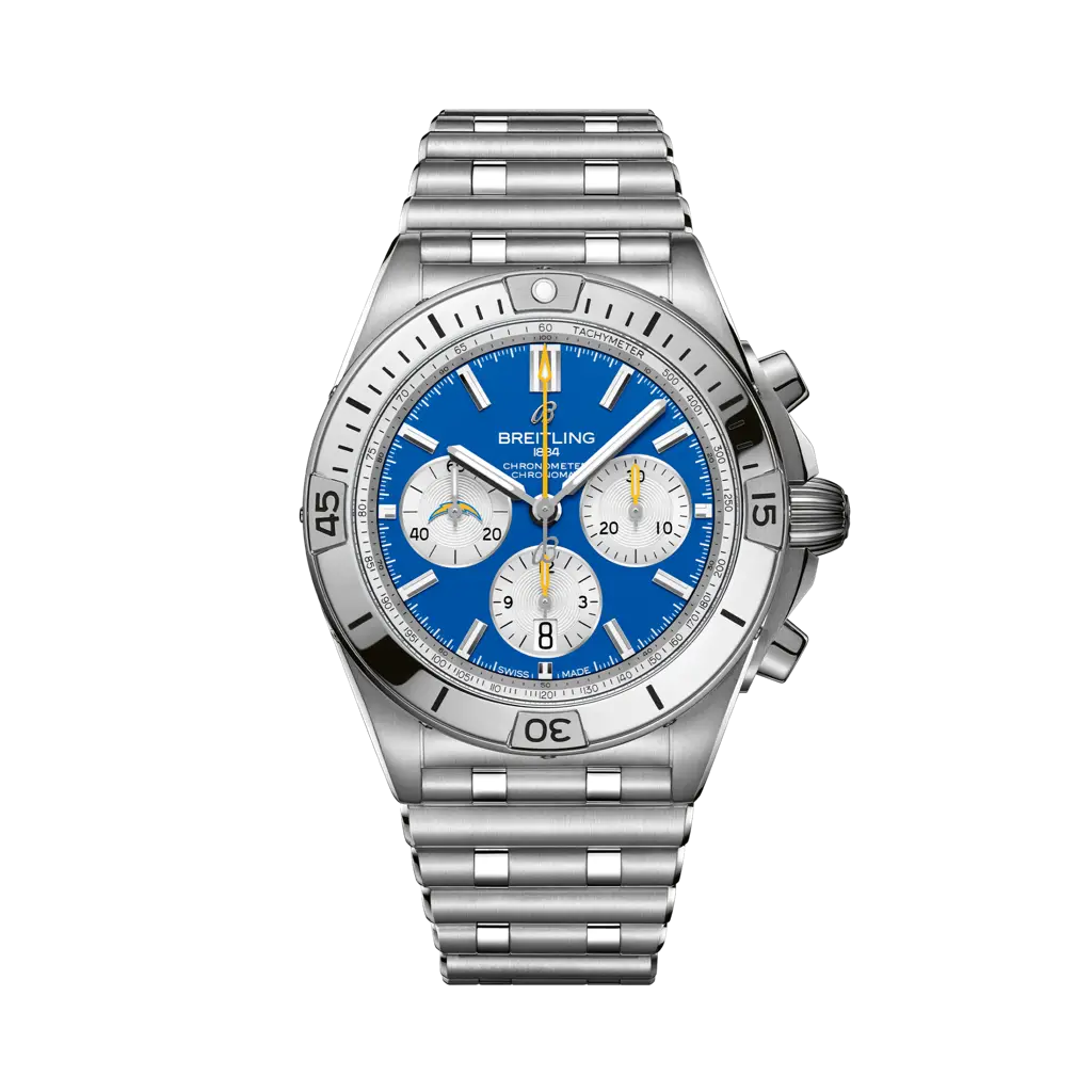 Breitling Chronomat B01 42 NFL Los Angeles Chargers Edition Ekskluzywne Zegarki