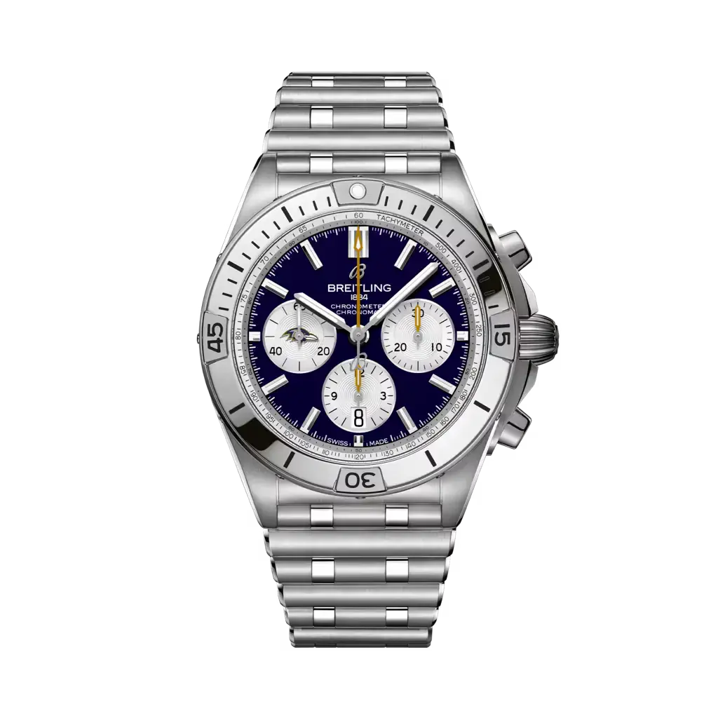 Breitling Chronomat B01 42 NFL Baltimore Ravens Edition Ekskluzywne Zegarki