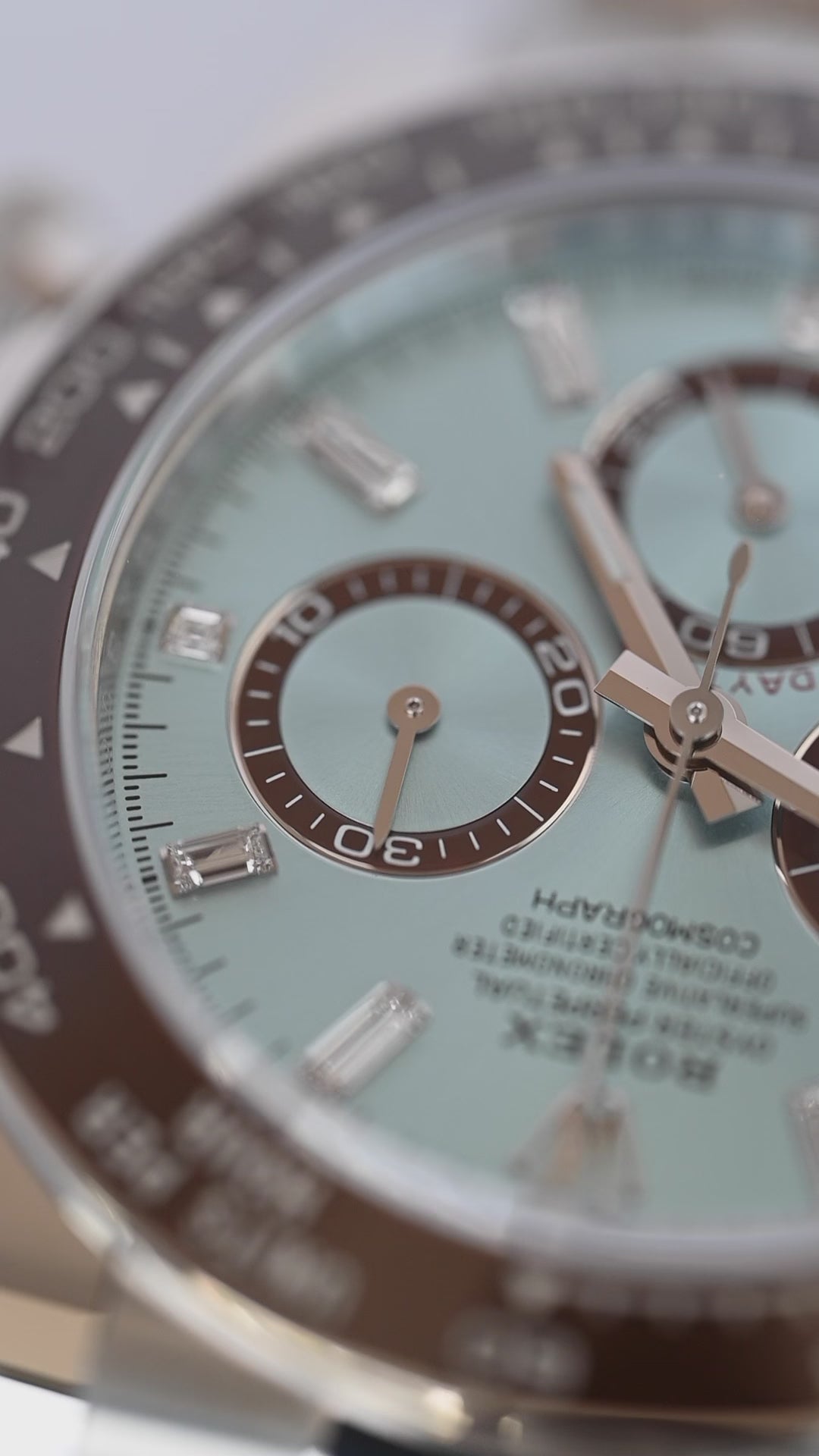 Rolex Daytona Platinum Baguette Dial Ekskluzywne Zegarki