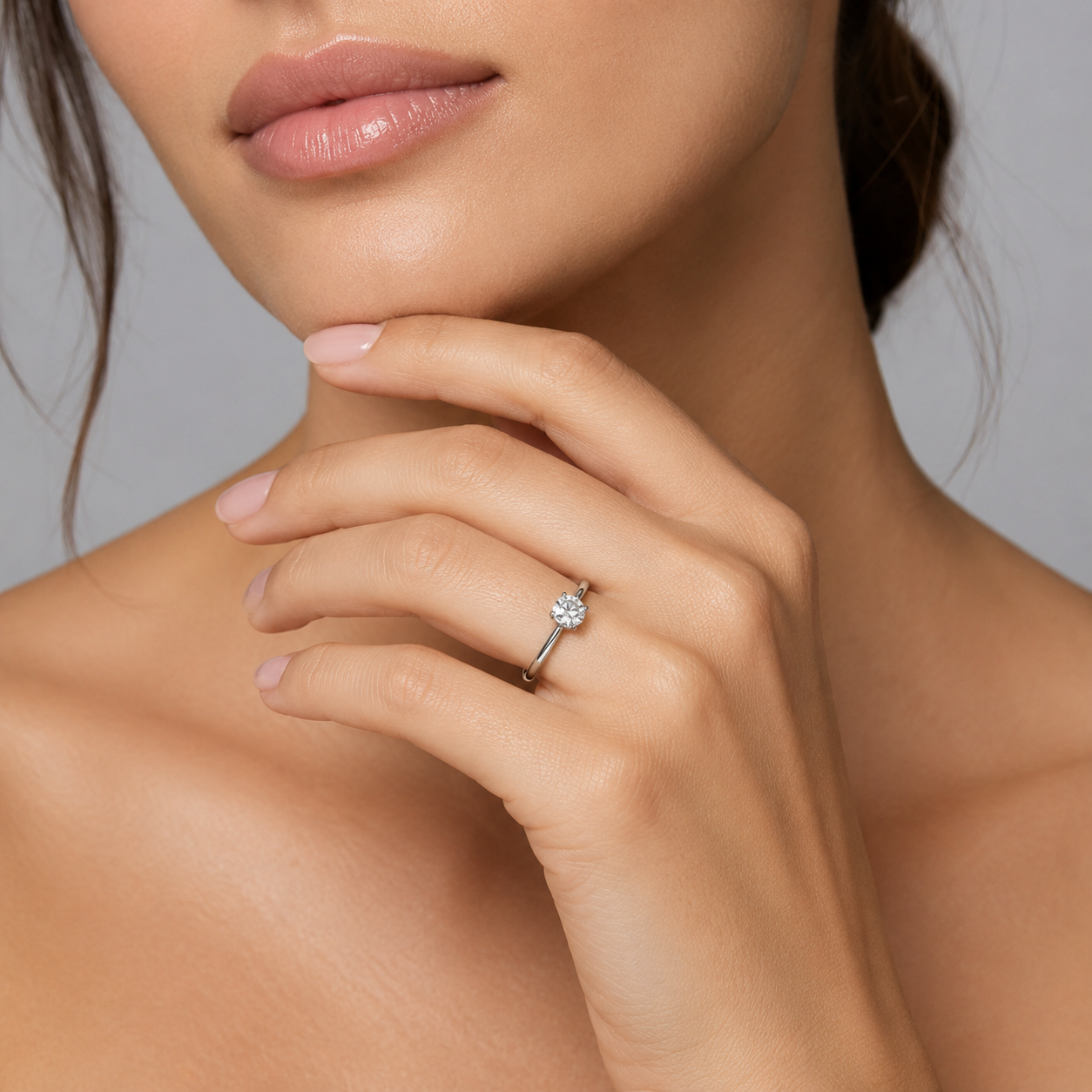 Pierścionek diamentowy, białe złoto 1,00 ct Ekskluzywne Zegarki