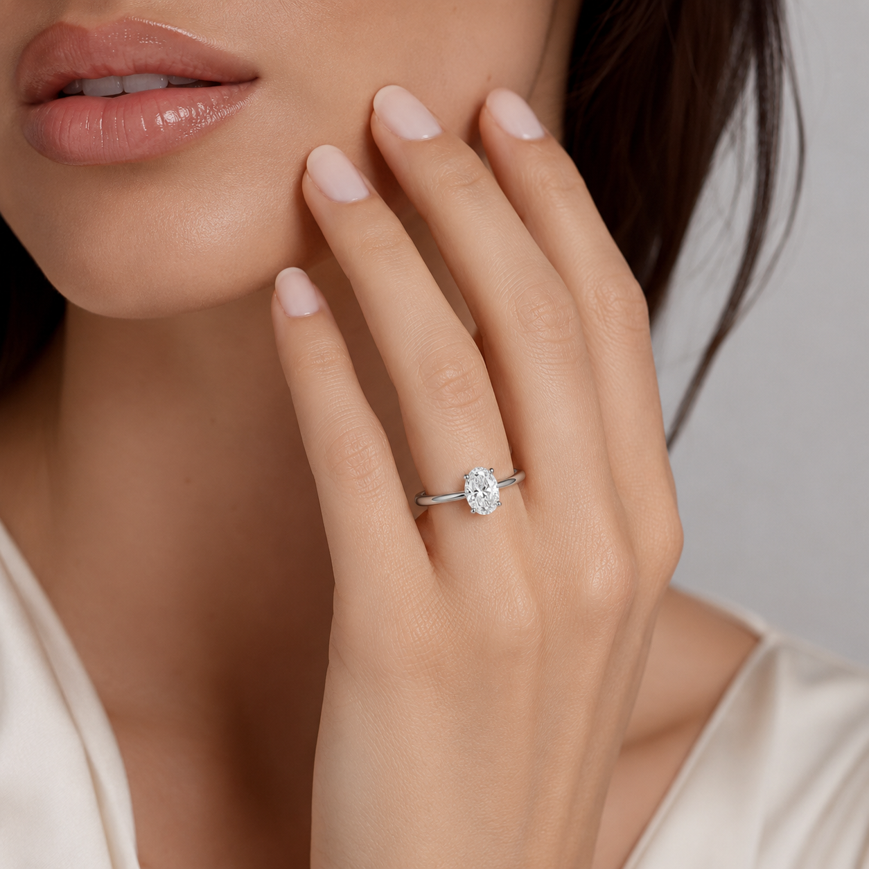 Pierścionek diamentowy, białe złoto 1,00 ct Ekskluzywne Zegarki